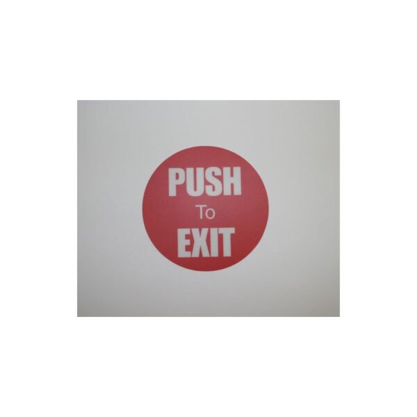 Exit Sticker (round)