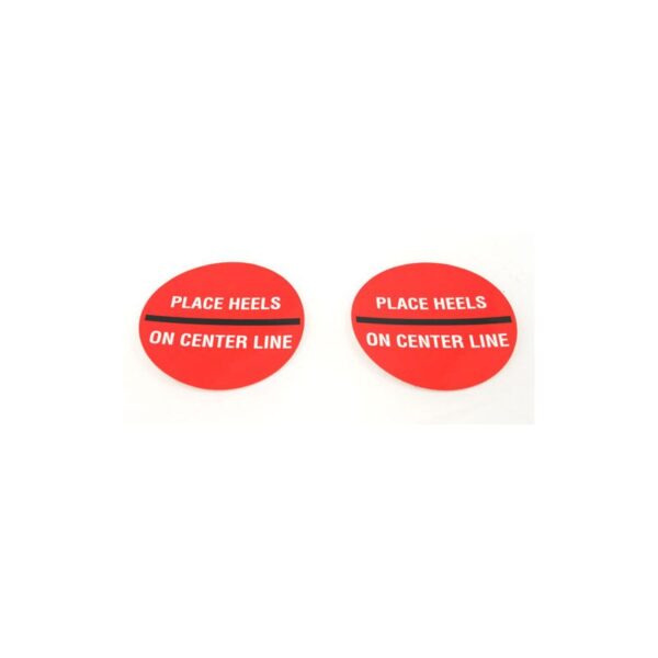 “Place Heels” Decals (Pair)